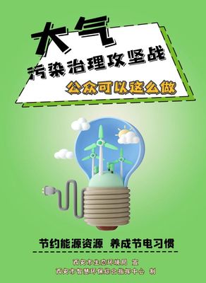 参与大气污染治理，公众可以做些啥？这组海报告诉你